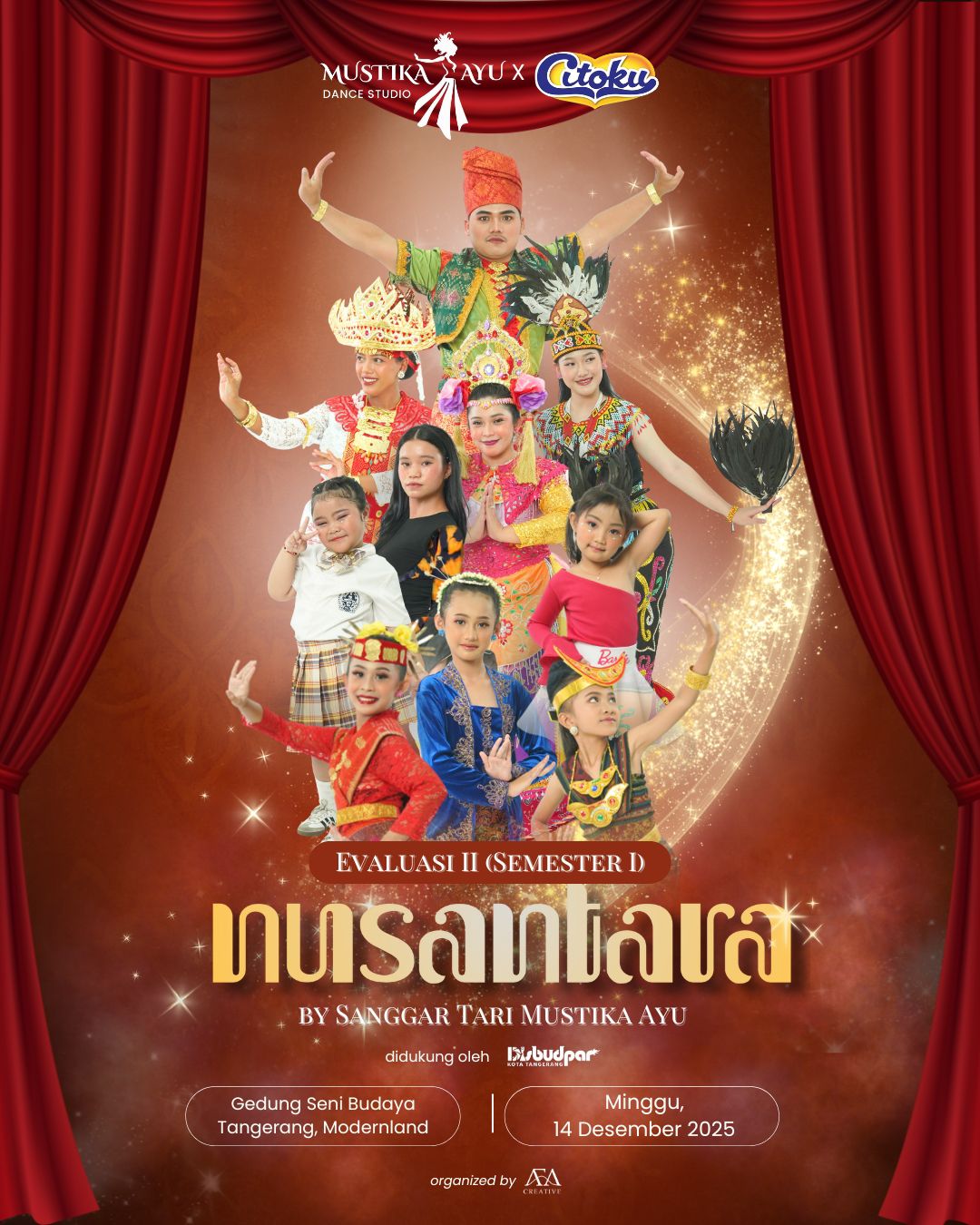 Citoku Bangga Mensponsori Pagelaran Tari “Nusantara” oleh Sanggar Tari Mustika Ayu!